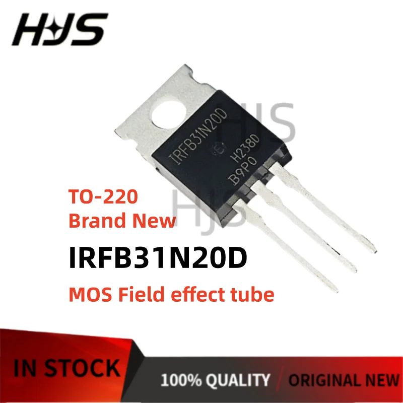 10-30 unidades de transistores de efeito de campo MOSFET IRFB31N20D IRFB 31N20D TO-220 novos