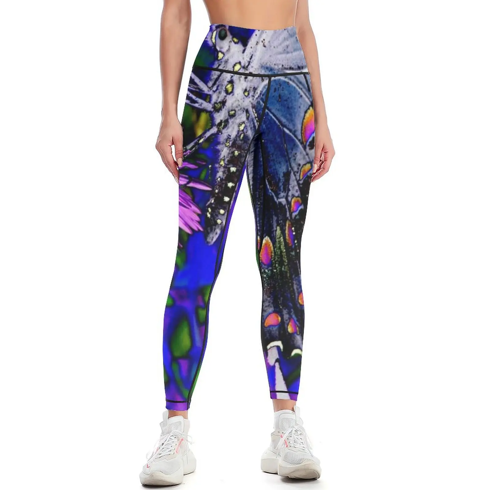 

Butterfly Blues Leggings Jogger pants Training pants sports for legings for fitness Womens Leggings