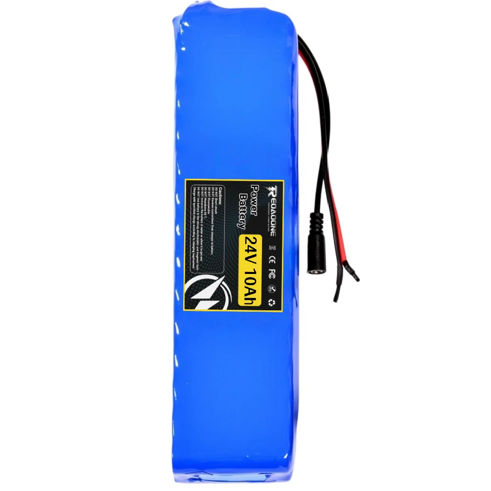 

new 24V 10000mAh 7S4P lithium battery pack 18650 rechargeable battery with BMS for 150wh 250wh 350wh scooter motor.