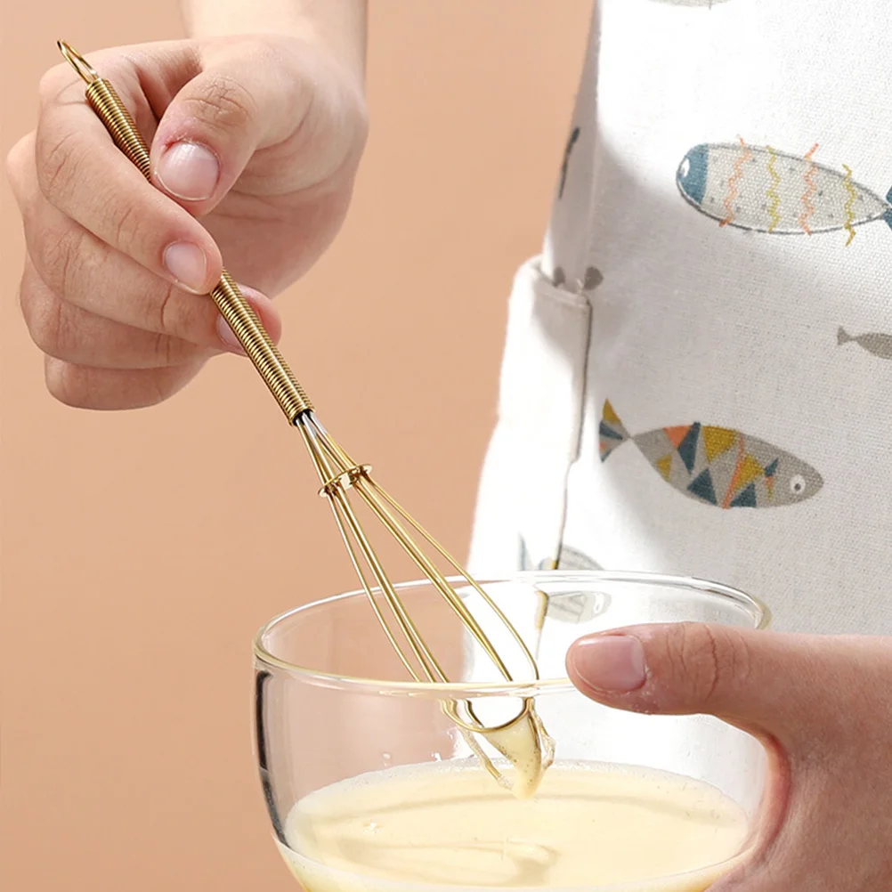 

2Pcs Multi-Function Egg Whisk Stainless Steel Wire Beaters Easy Whisking Tool for Kitchen Restaurant Cake Shop