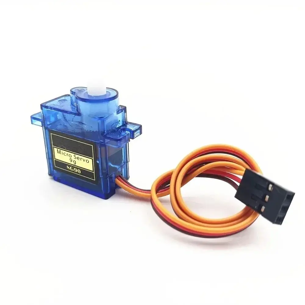 เซอร์โวมอเตอร์พลาสติก SG90 5/10/20 ชิ้น 180-360 องศา เหมาะสำหรับยานพาหนะ เฮลิคอปเตอร์ รถยนต์ รถบรรทุก รถบักกี้ หุ่นยนต์ เครื่องบิน