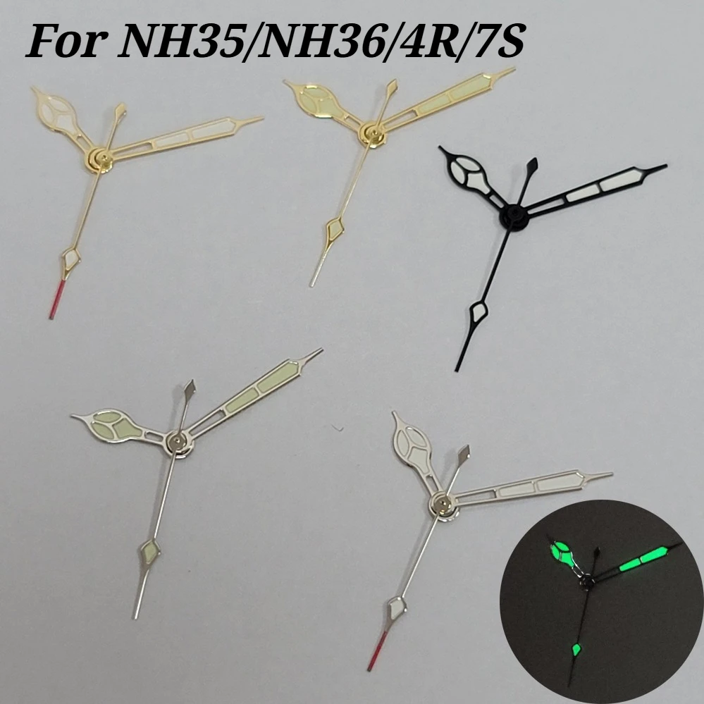 Modified Watch NH35 Hands Gold Black Rose Gold Silver Watch Hands For NH35/NH36/4R/7S Movement Watches Pointers