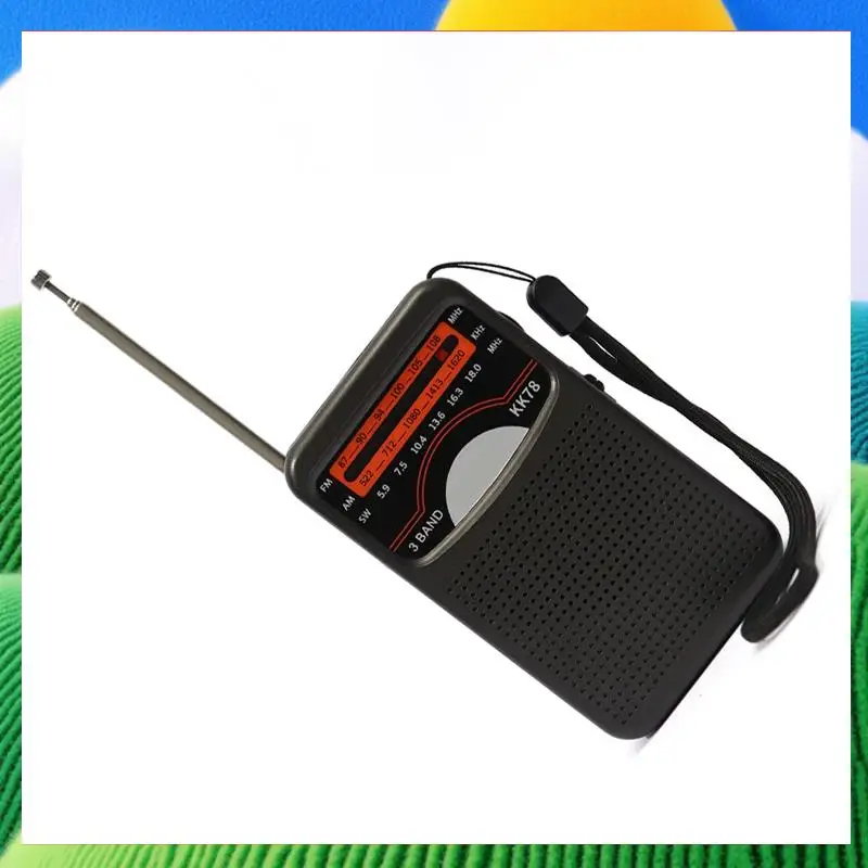 

Kk78 Универсальная аварийная сигнализация Портативный Sw/Am/Fm ЖК-дисплей Карманная указка Телескопический угол ABS
