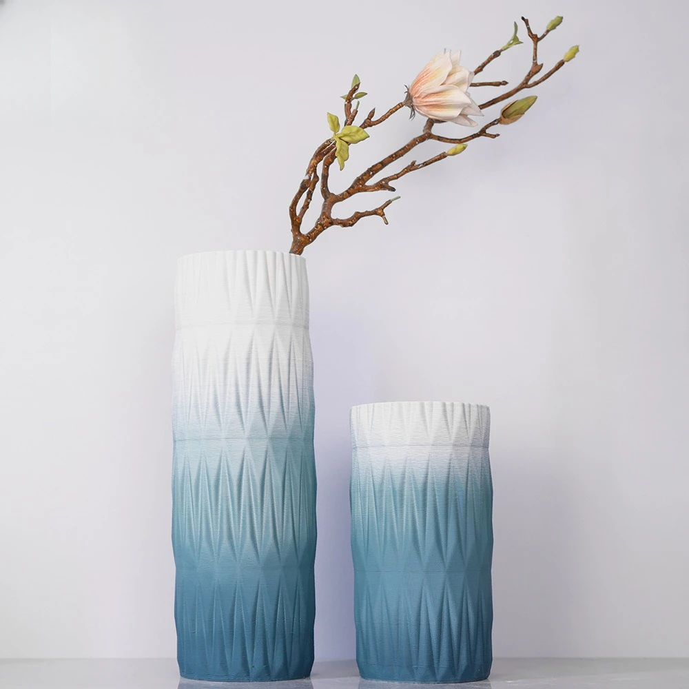 

Jingdezhen 3D printing ceramic vase sales department model room flower arrangement decoration simple creative dried flower devic