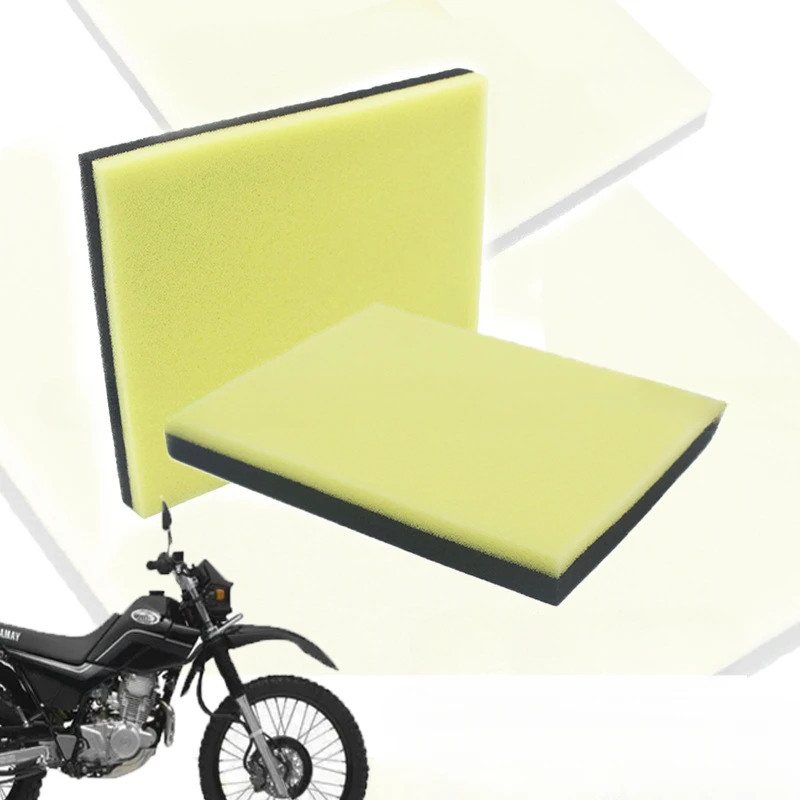 JSRAOIMG motocykl zmywalny podwójny piankowy filtr powietrza wlotowy środek czyszczący dla YAMAHA XT225 Serow TTR225 XT250 2-warczny element gąbkowy
