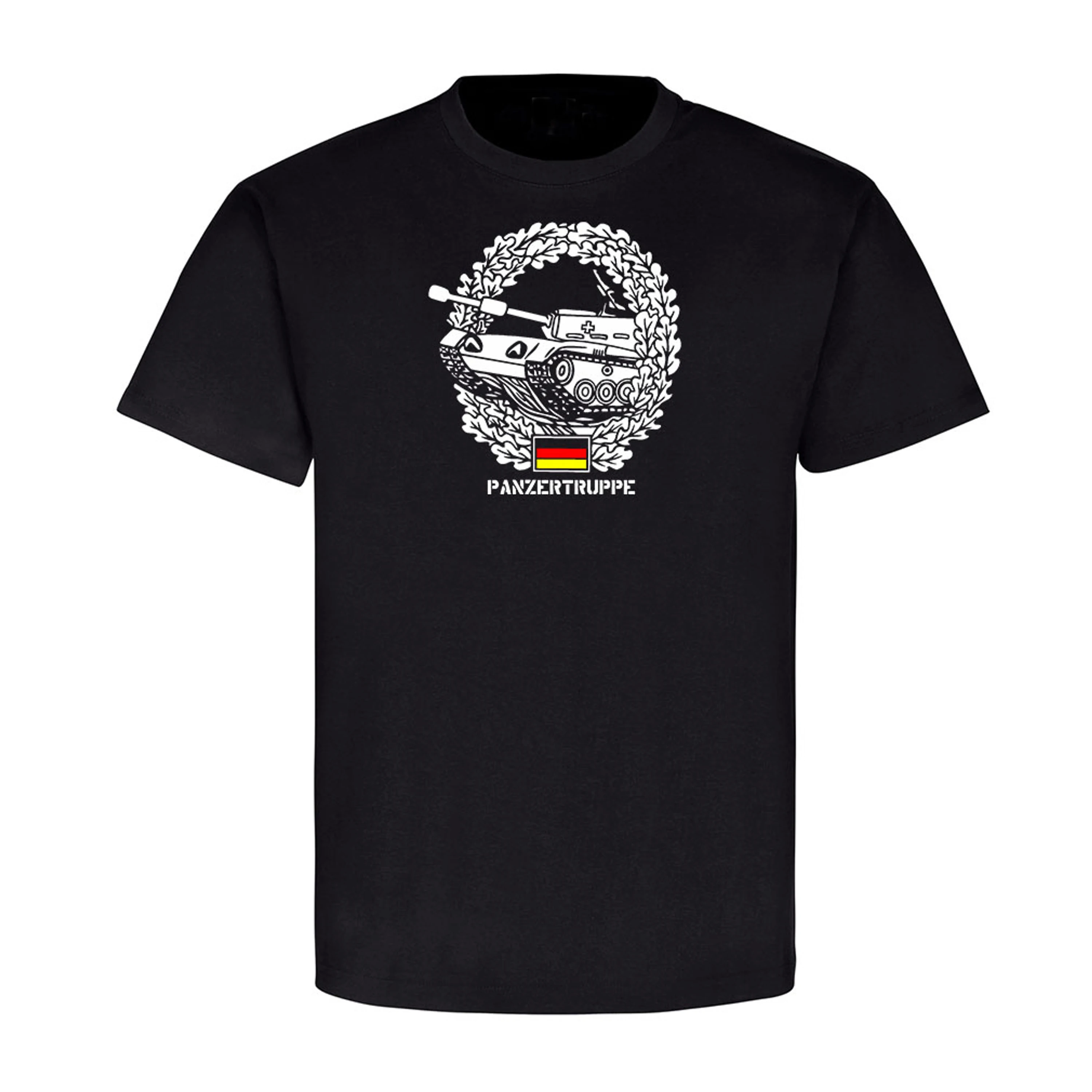 Panzertruppe 120mm Bundeswehr Kennen Keine Wahren Gegner Panzer T-Shirt. Summer Cotton Short Sleeve O-Neck Mens T Shirt New