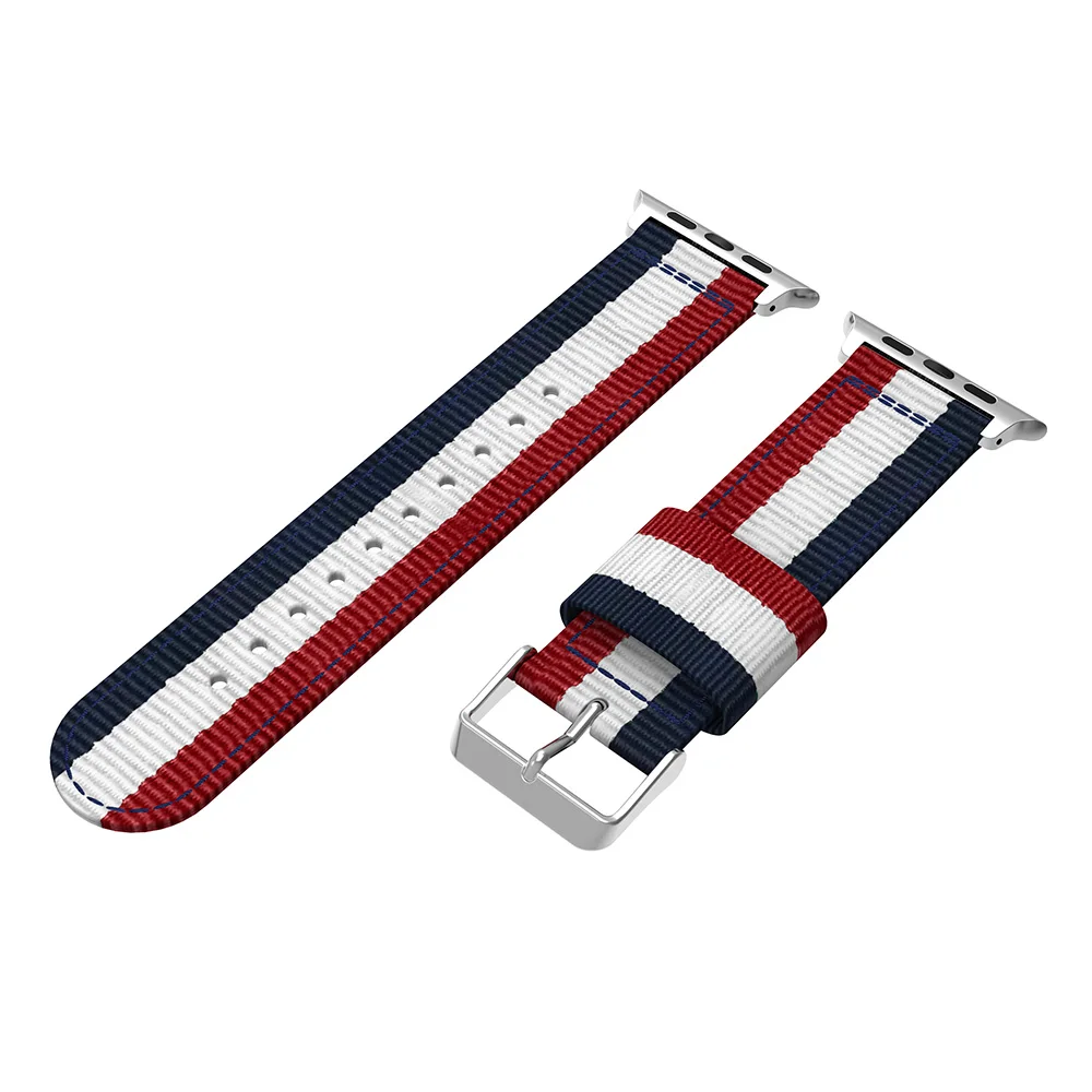 Canvas Nylon Band Voor Apple Horlogeband 46Mm 45Mm 41Mm 44Mm 40Mm 38Mm 49Mm Armband Iwatch Serie Ultra 10 9 8 7 Se 3 4 5 6