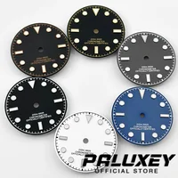 Cadran de montre stérile noir gris BB58, 29mm, visages lumineux adaptés au mouvement NH35 NH36 ETA 2824 2836 Miyota 8215 Mingzhu 1