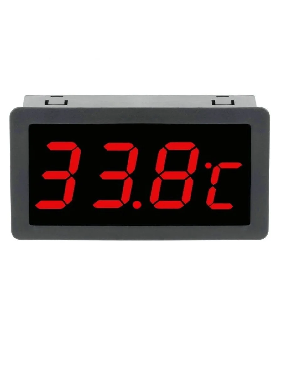 12V24V220V Large Screen LED Digital Display High-precision Temperature Meter Red Electronic Thermometer Display Meter Head