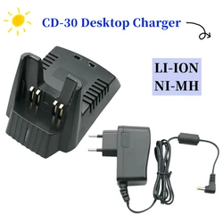 FNB-V67LI Eddie ion batterie CD-30 chargeur de bureau pour YAESU Vertex VX-160 VXA-210 VX-150 FT-60R bidirectionnelle Radio chargeur Base