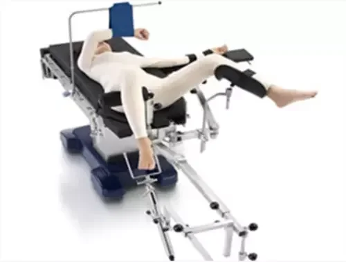 Lit de naissance électroshydraulique Tle HyBase 6100 en acier inoxydable