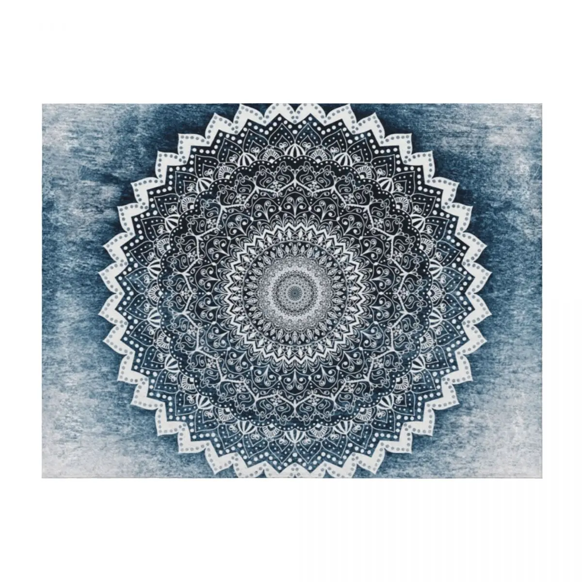 

COLD WINTER MANDALA Throw Blanket Hair warm winter Bed Fashionable Soft Beds Blankets