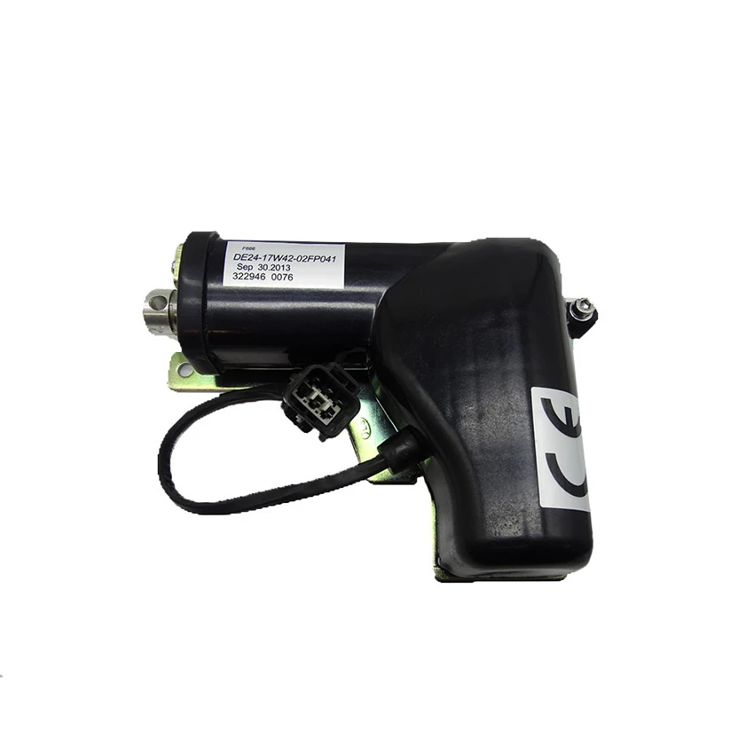 DH150 Throttle Motor DE24-17W42-02FP041 Excavator Parts Excavator Throttle Actuator Governor Accelerator Throttle Motor