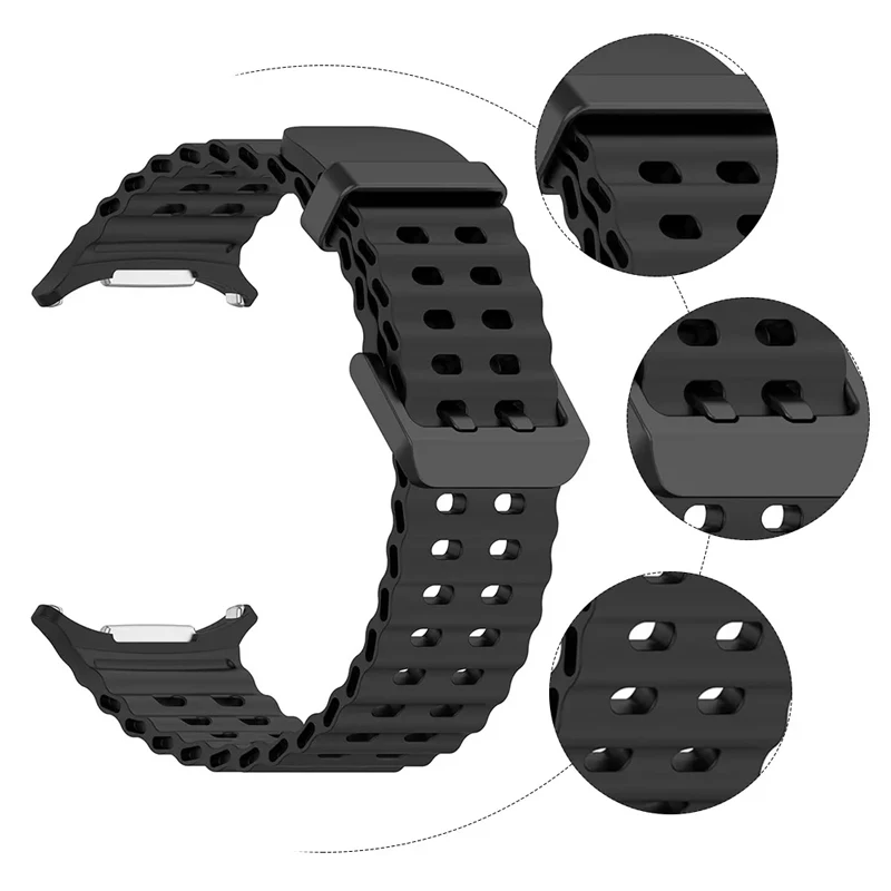 Correa de silicona para Samsung Galaxy Watch 7 Ultra 47mm, pulsera deportiva de repuesto, correa para Galaxy Watch Ultra 47mm, accesorios