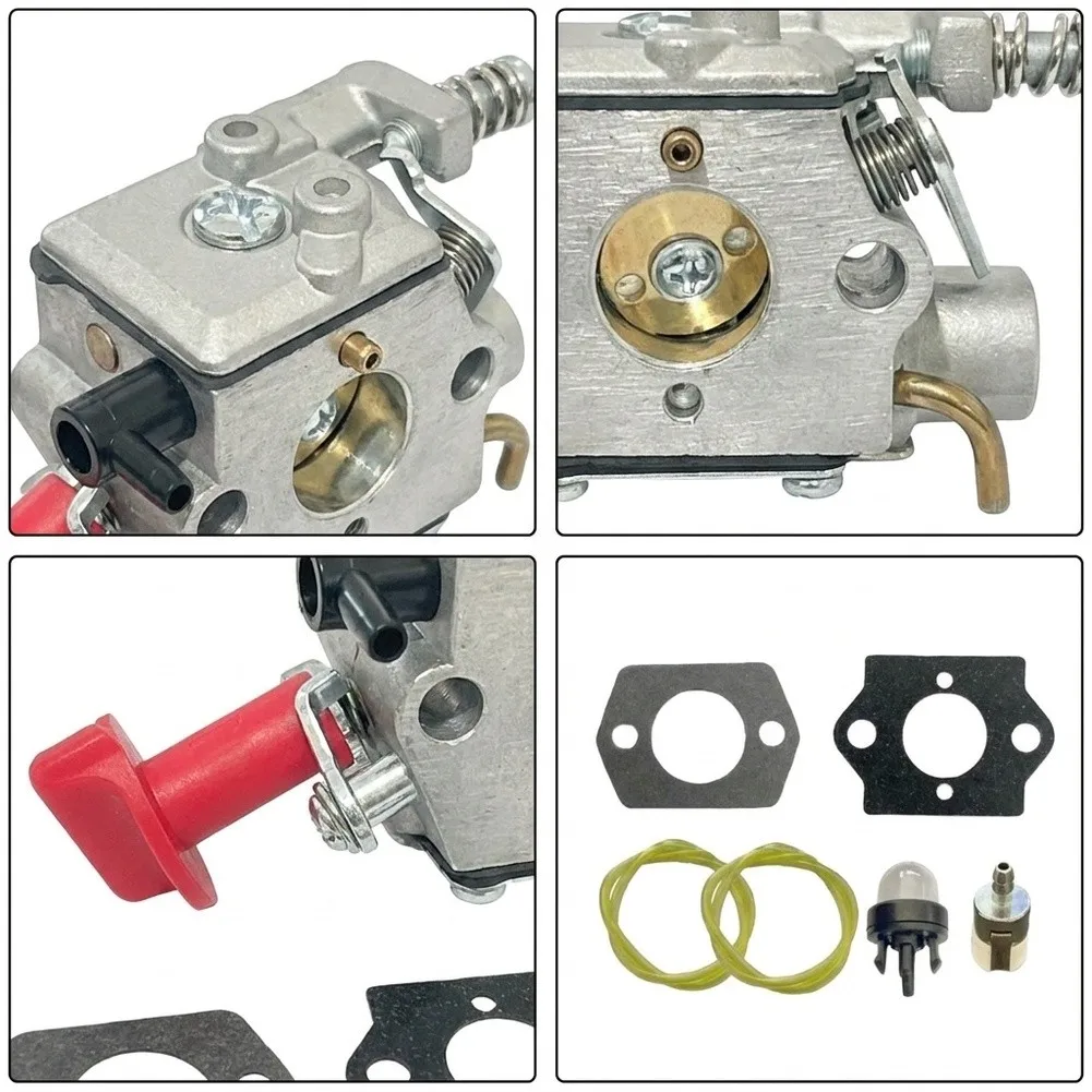 For CS-271T WT-1072 Replacement Carburetor for Kit Silver Carburetor For Chainsaw Use Carburetor Kit Silver Finish