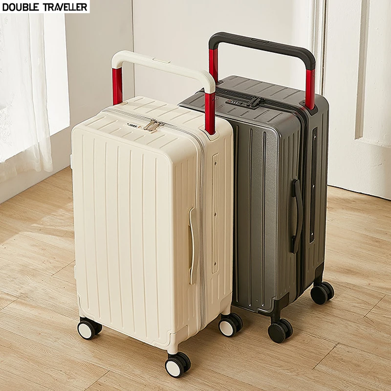 Viagem Bagagem Case Spinner, Rolling Suitcase com rodas, Trolley Bag Valises, 22 ", 24", 26"