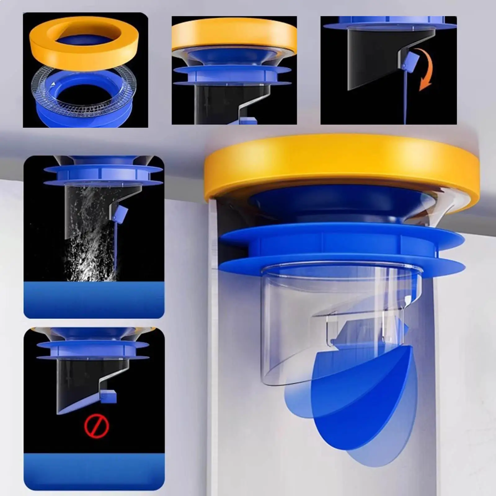 Toilet Flange Repair Kit with Wax Ring Set Leakproof Sealing Bathroom Accessory for Floor Exit Toilets