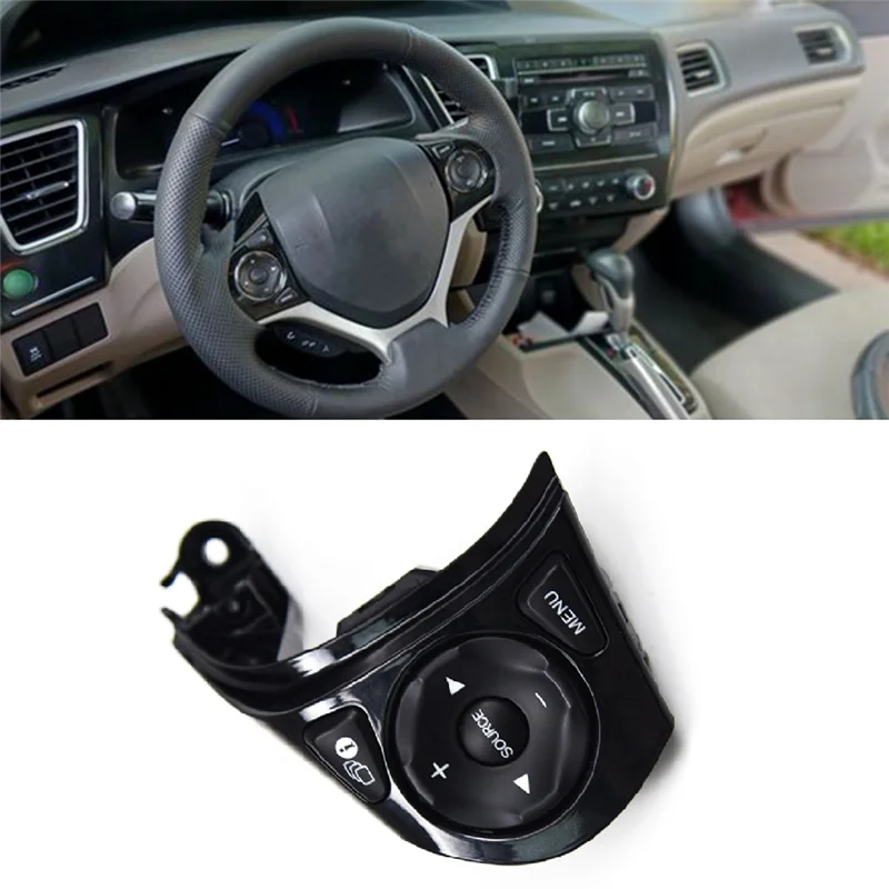 

Car Multifunction Steering Wheel Left Button Cruise Control Switch Accessories For Honda Civic 1.8L 2012-2015 35880-TR0-A02