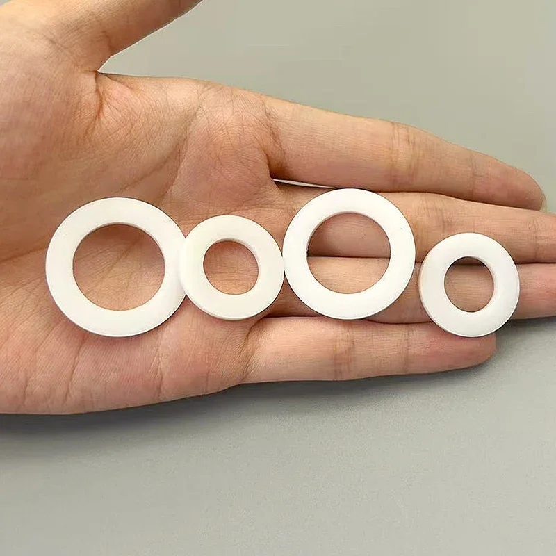 جوانات PTFE عالية الجودة CS 2 مم بيضاء عازلة رائعة مقاومة للأحماض/الكاليس غير لاصقة سهلة التركيب والتفكيك