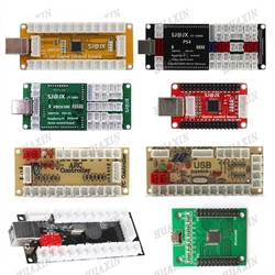 Jogo de arcada usb zero atraso joystick botão codificador placa para pc ps xbox360 switch raspbrry pi android controle sem cabo