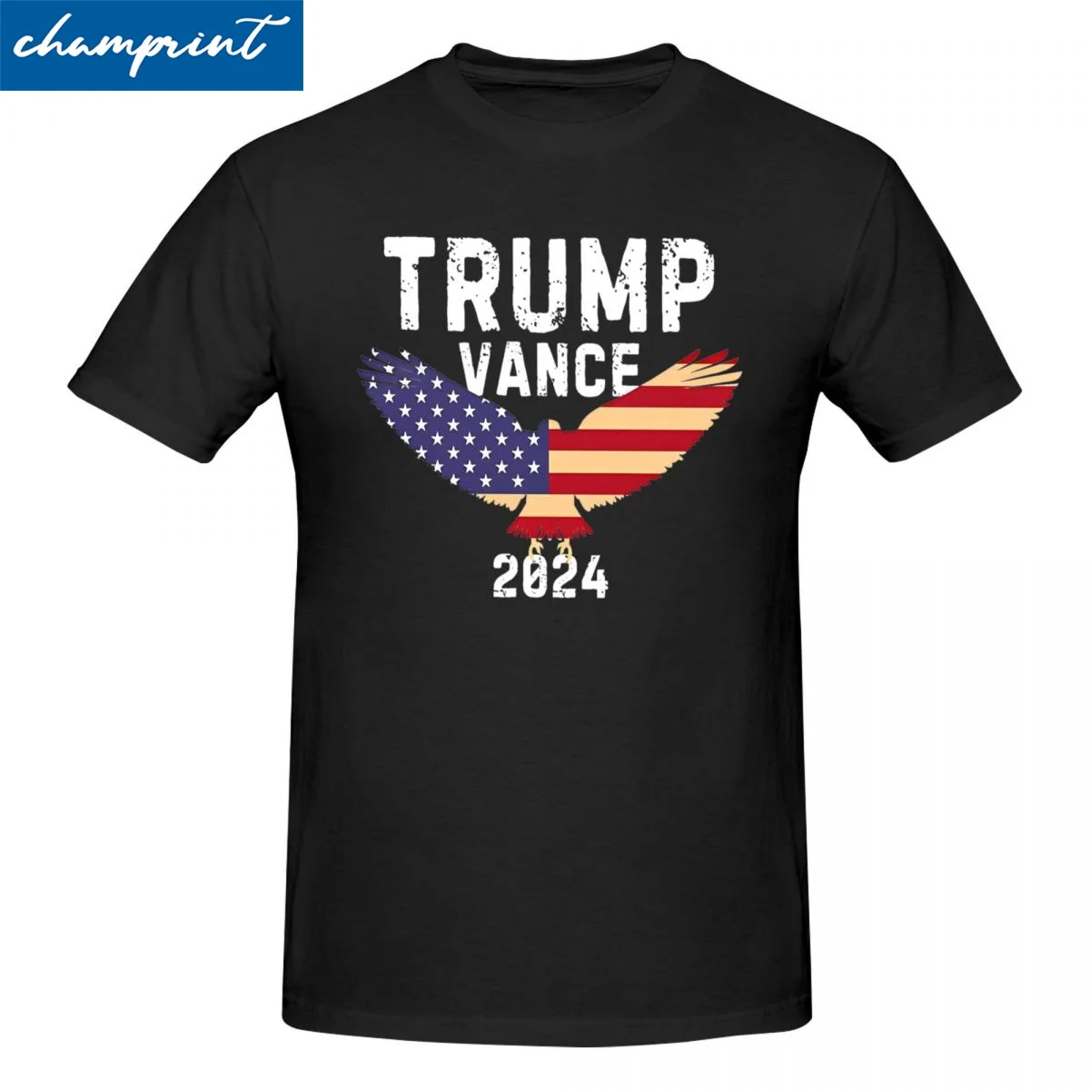 Novelty Trump Vance T Shirt Men Cotton Short Sleeve President Election Vote Trump Shot O-neck Summer Clothes