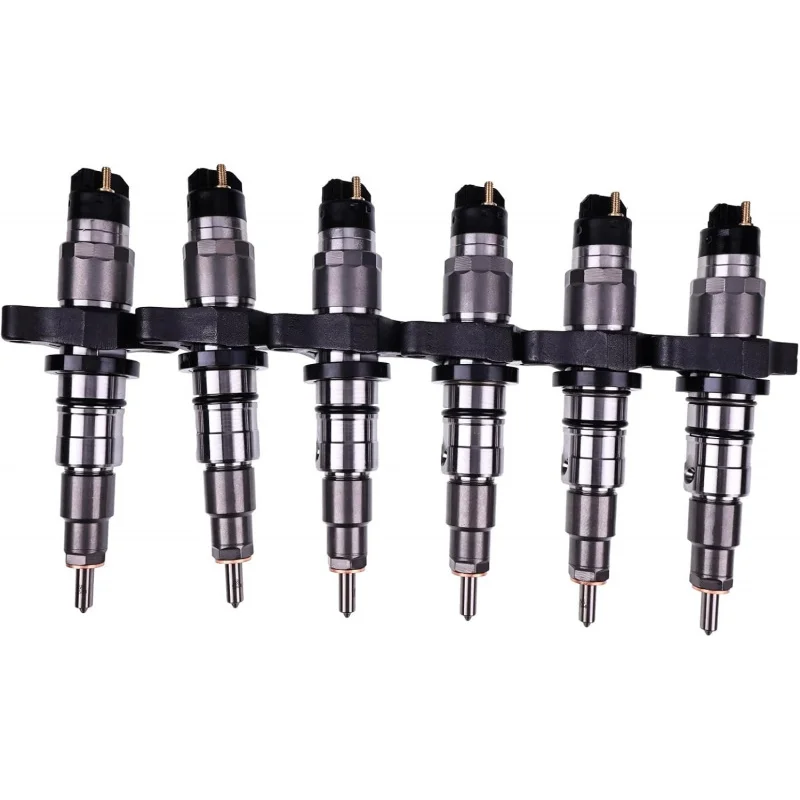 6PCS Fuel Injector 0445120273 0 445 120 273 compatible with Cummins Engine ISBE3.9 ISBE4 ISB3.9 QSB3.9