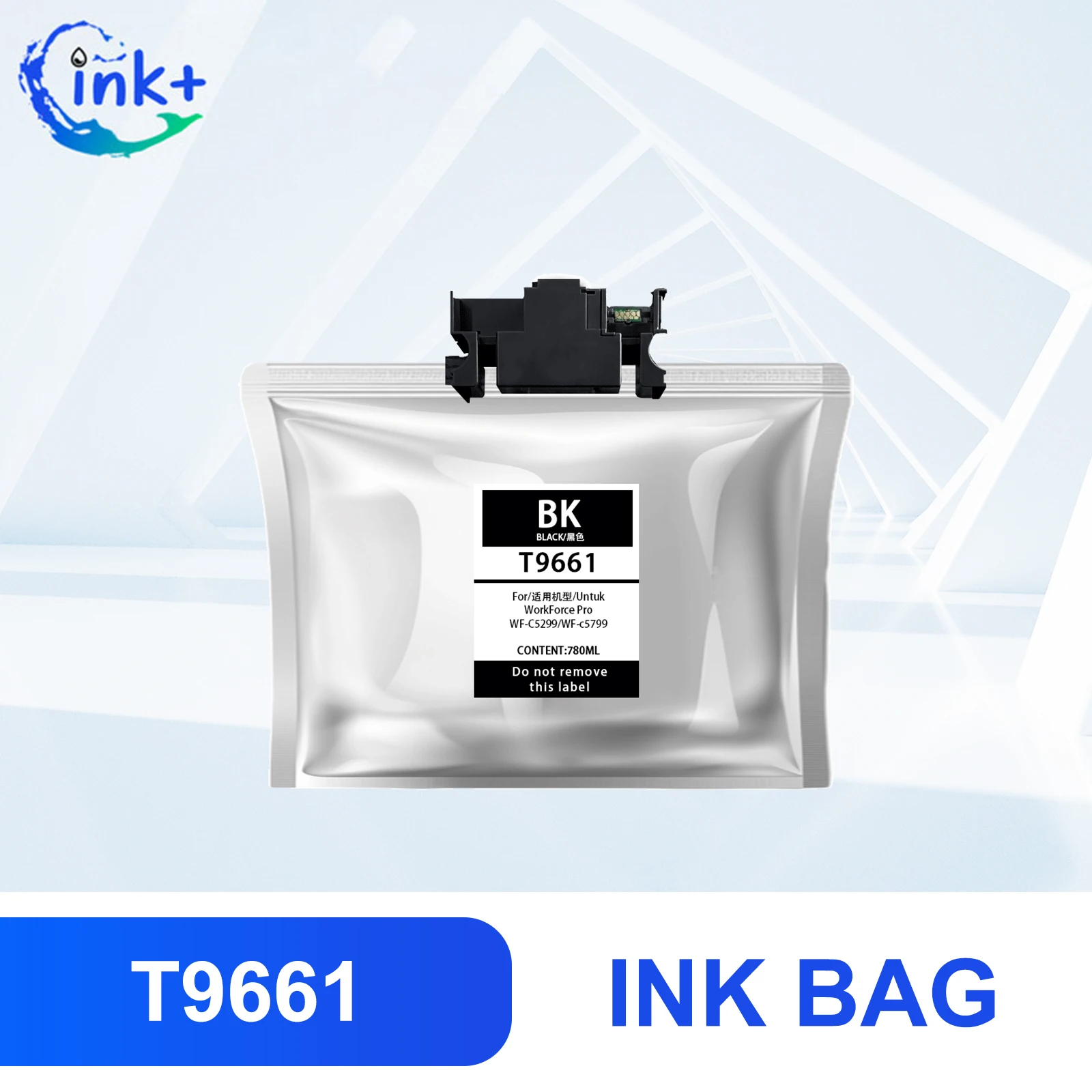 

T 9661 T9651 T9661 T9641 XXL Premium Black Compatible Ink Bag Cartridge for Epson Workforce Pro WF M5299 Printer