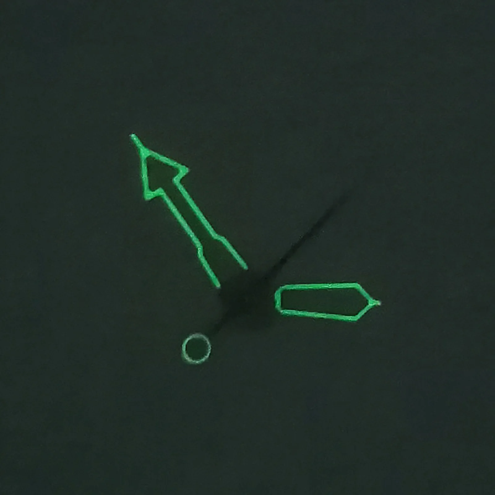 Professional Green Luminous Watch Hands Set Replacement Hollowing Needle Pointer 7.8 *12*12.5MM for NH35/NH36 Movement