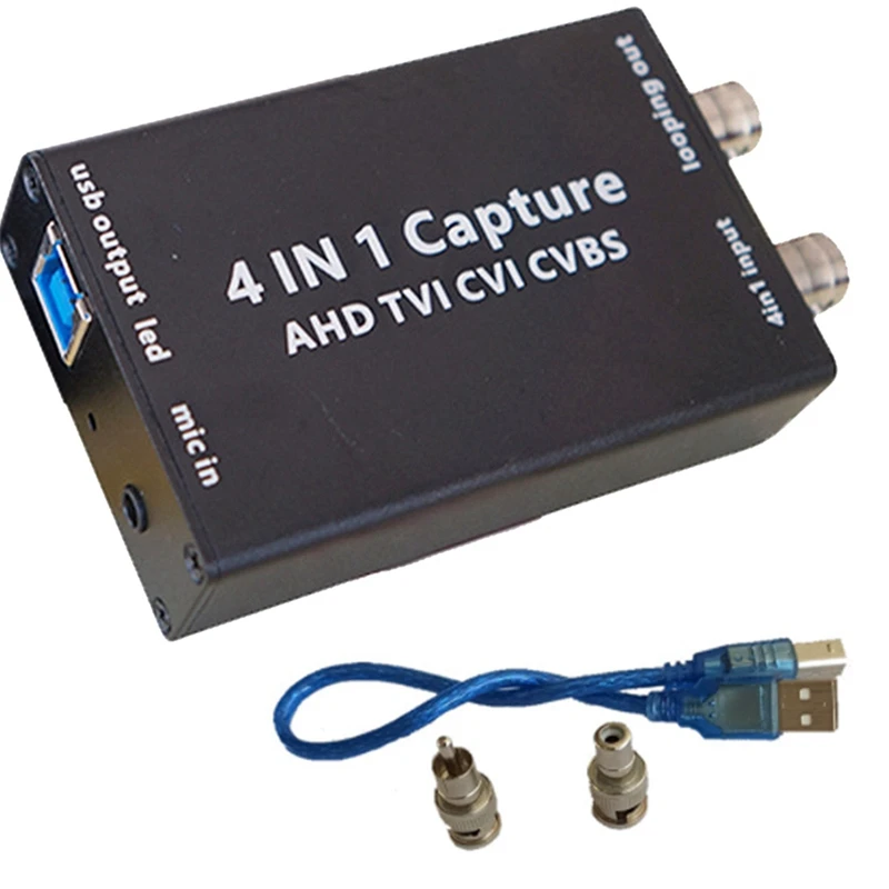 Acquisition Adapter Cvbs Tvi Cvi Input USB Output 1080P Analog HD Drive-Free Support Ring Output