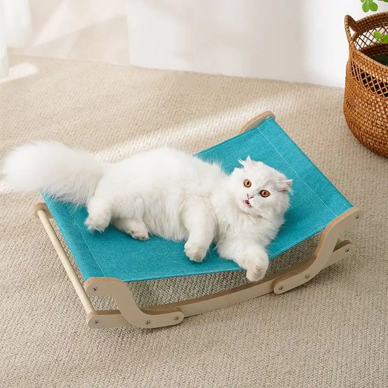 High-End New Pet Bed Rocking Cat Hanging Rocking Chair Cat Nest off the Ground Cat Hanging Nest Large Cat Swing