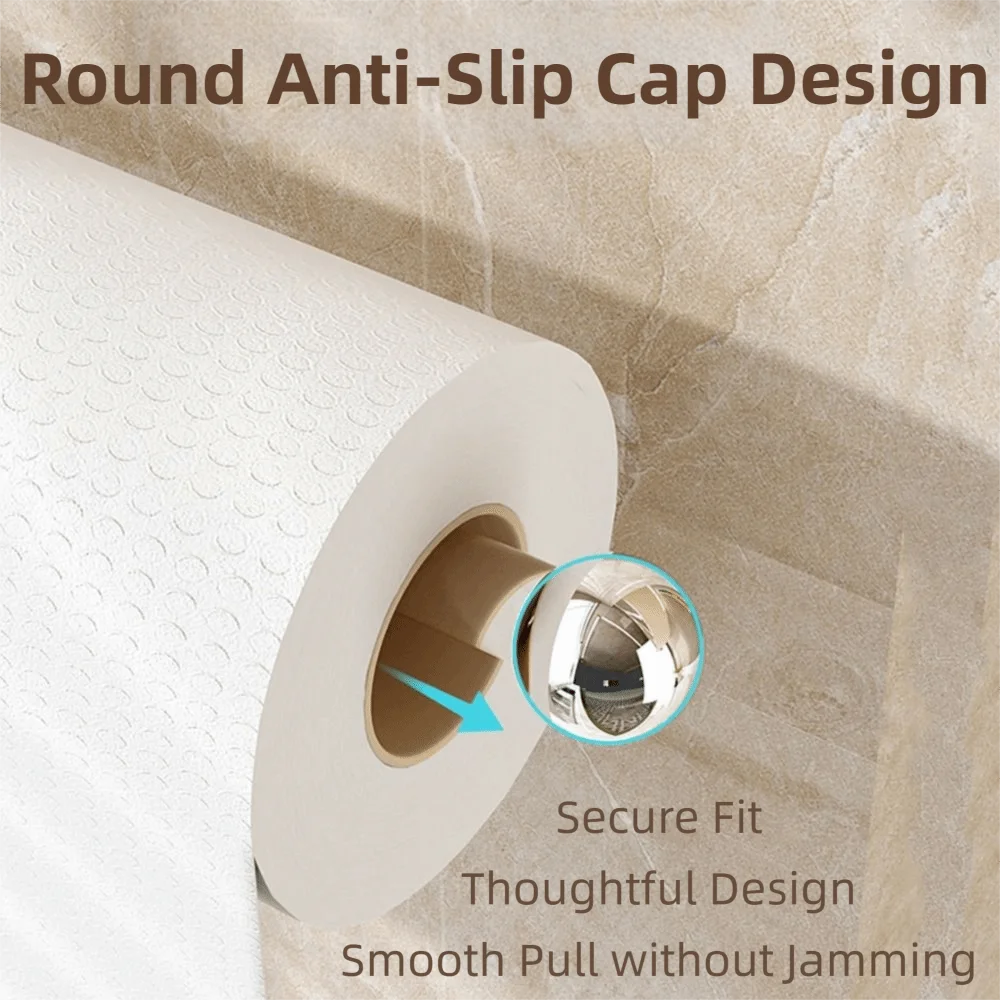 

Держатель для бумажных полотенец на присоске, настенный многоразовый держатель для салфеток без сверления, экономия места, неперфорированный