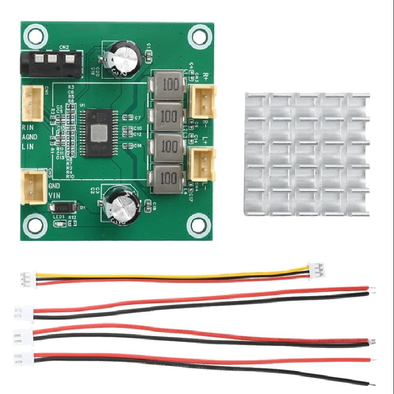 

New DC5V-26V 50W+50W 2.0 Channel Digital Class D Stereo Audio Amplifier Board Module Chip TPA3116 High Fidelity Sound Quality