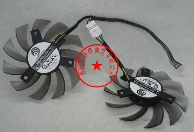 PLD08010S12HH 12V 0.25A  Graphics Cooling fan SET FOR 2PCS