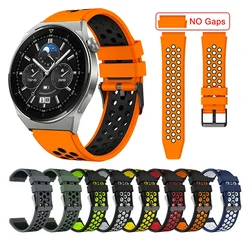 Officiële Siliconen Band Voor Huawei Horloge Gt 3 Pro 46 Mm Sport Rubber Originele Horlogeband Voor Huawei Gt2 Pro Polsband armband 22 Mm