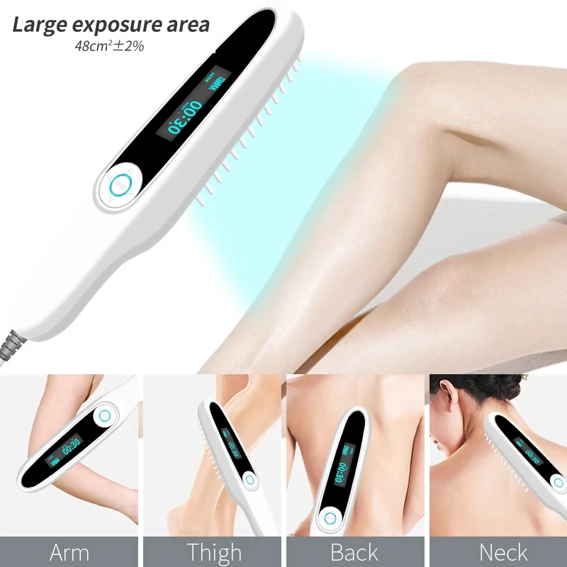 FODRK Home Use Psoriasis Equipment 311nm UV Lamps Phototherapy Medical Device UvbTreatment Light For Vitiligo