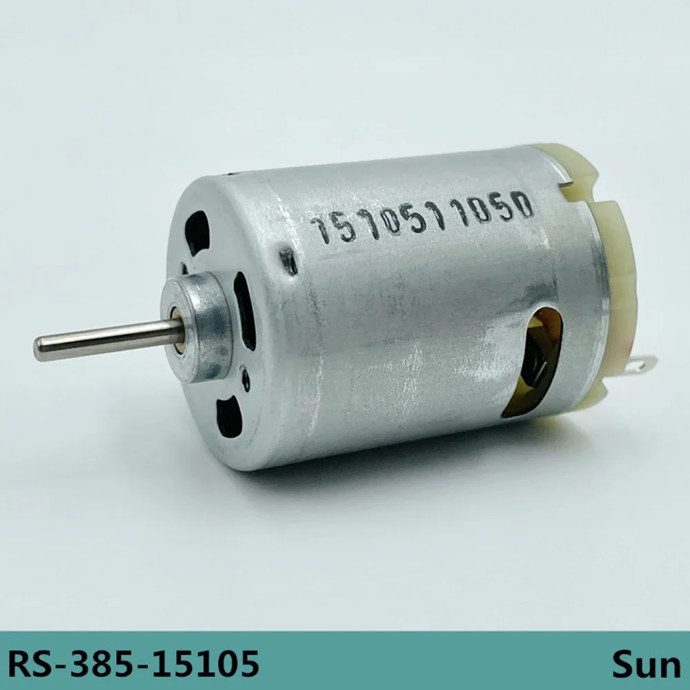 Mini 385 Electric DC Motor DC 6V 12V 24V 14500RPM High Speed Carbon Brush Motor 16.5mm Long Shaft for Electric Appliance Tool