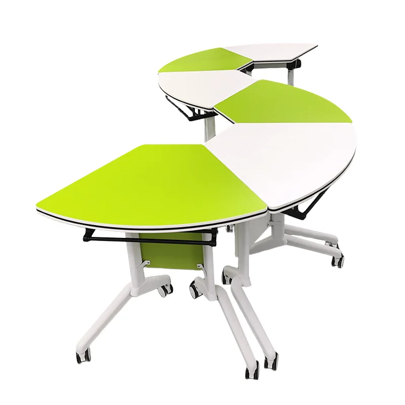 School Furniture Stackable Training Table With Wheels Mobile Splicing Multi-functional Study Desk For University Classroom