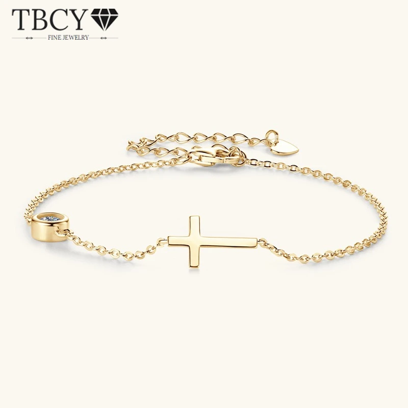 

TBCYD D Color 0.3ct Moissanite Bracelet For Women GRA Certified S925 Silver Pear Cut 4mm Diamond Hand Bracelet Jewelry