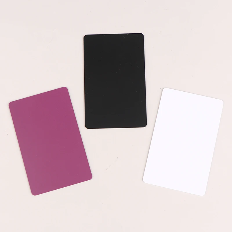 Creative Blank Matte Plastic Membership NFC Card With Non-contact Induction PVC NTAG215 Chip