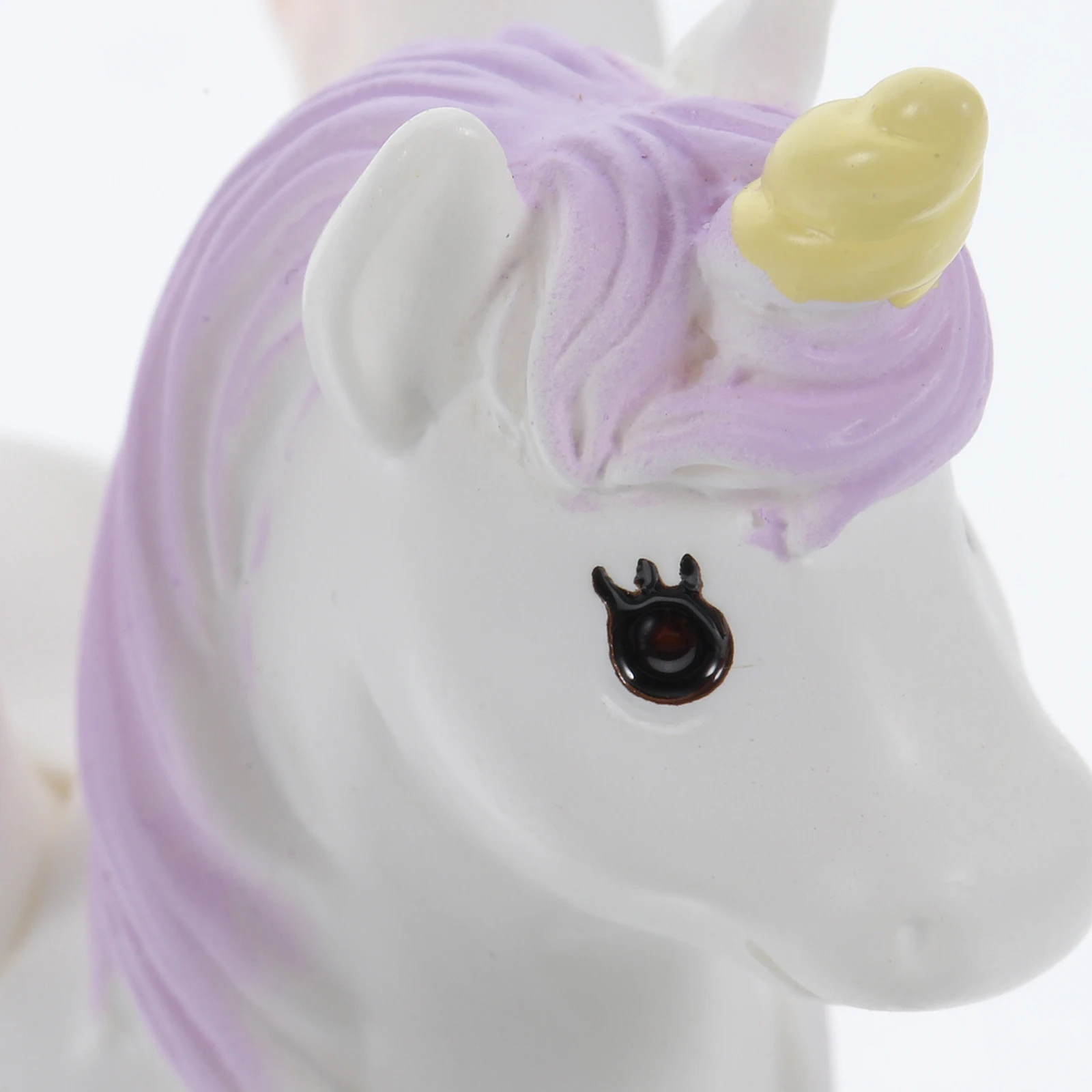 2 pezzi in miniatura figurine di unicorno ornamenti in resina carino micro paesaggio decor cake toppers piccole statue da giardino bonsai