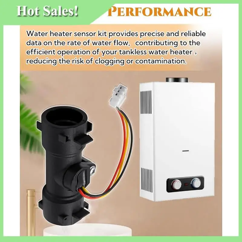 

-A99Z Efficient Water Flow Sensor For RV Tankless-Water Heaters - Comes With Installation Accessories