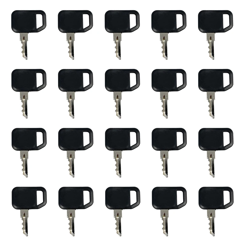 TCA24616 Ignition Keys AM131841 131841 20PC Compatible With John Deere GT LX Series Lawn Tractors GT225 GT235 GT242