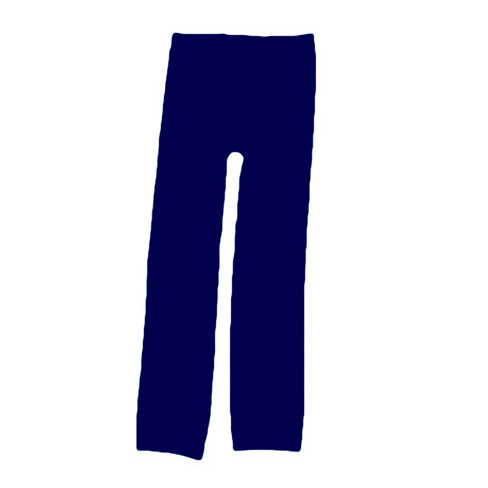 Winter Warm Lined Tights for Girls Thick Thermal Leggings 8-12 Years Navy Soft Elastic Kids Trousers Daily Wear