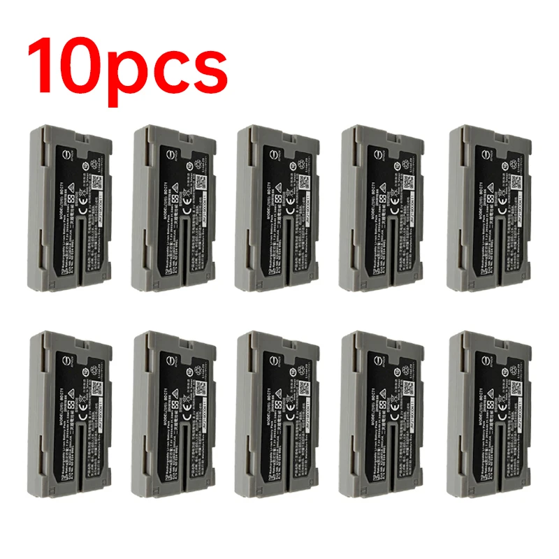 10 pcs BDC71 Rechargeable Battery For Top GM52 Total Station 7.2V BDC71 2993mAh Li-ion Battery
