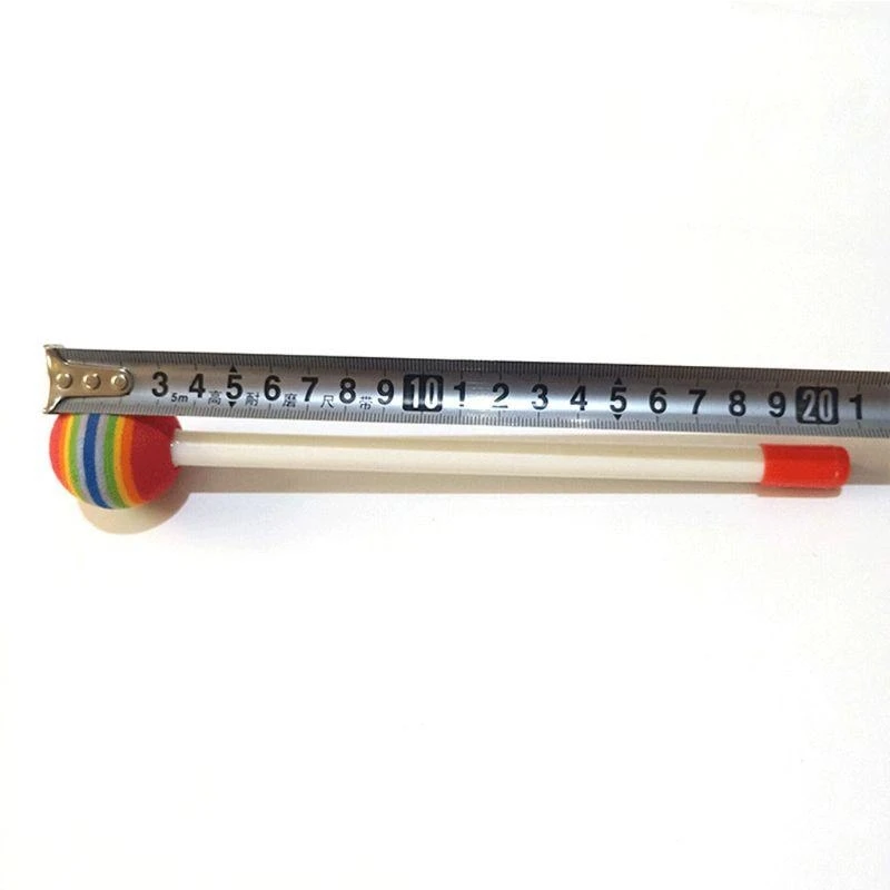 

1pair Baby Children Hand Percussion Lollipop Rainbow Ddrumstick