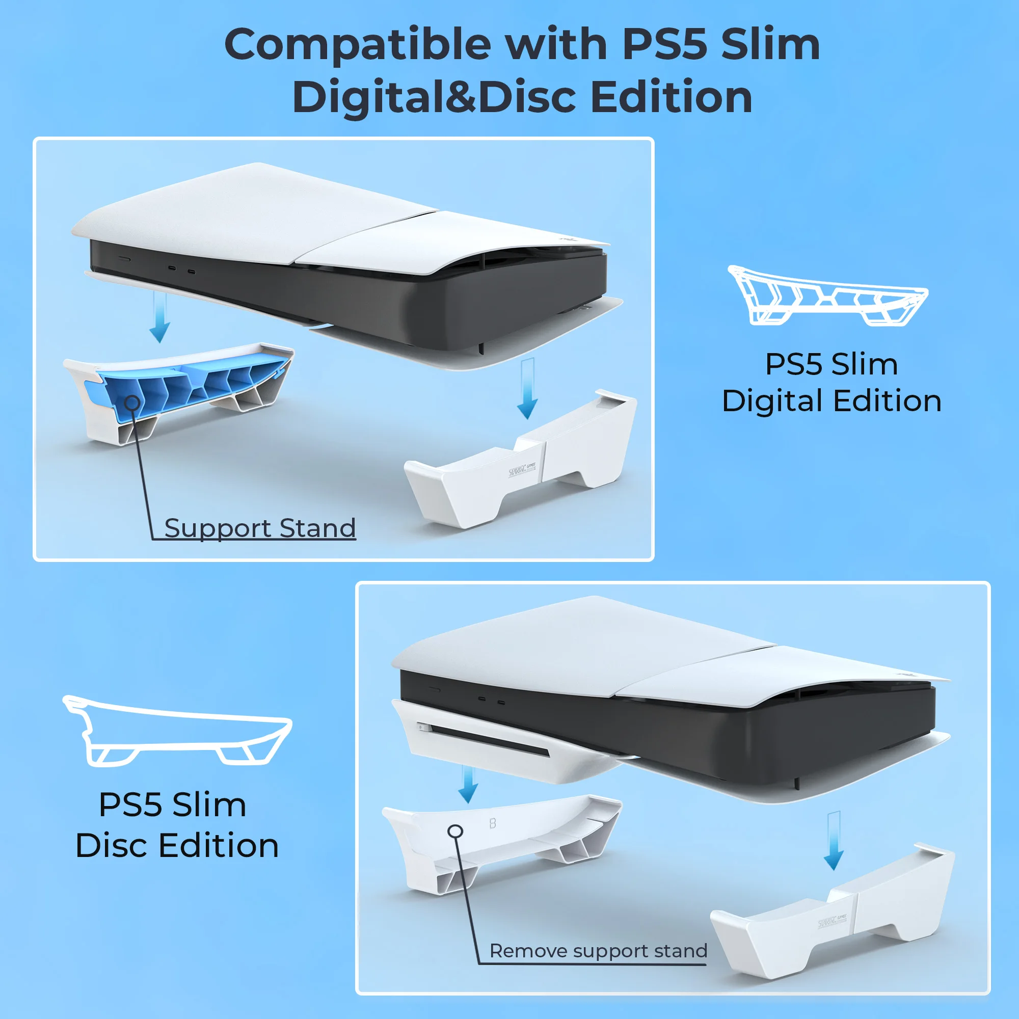 Thumbnail 3 - #40 Latest PS5 Horizontal Stand Offers