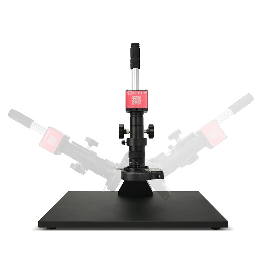 High Quality Tiltable Video Microscope Monocular Optics LED Light Source Industrial Microscope With 3D Imaging And Camera