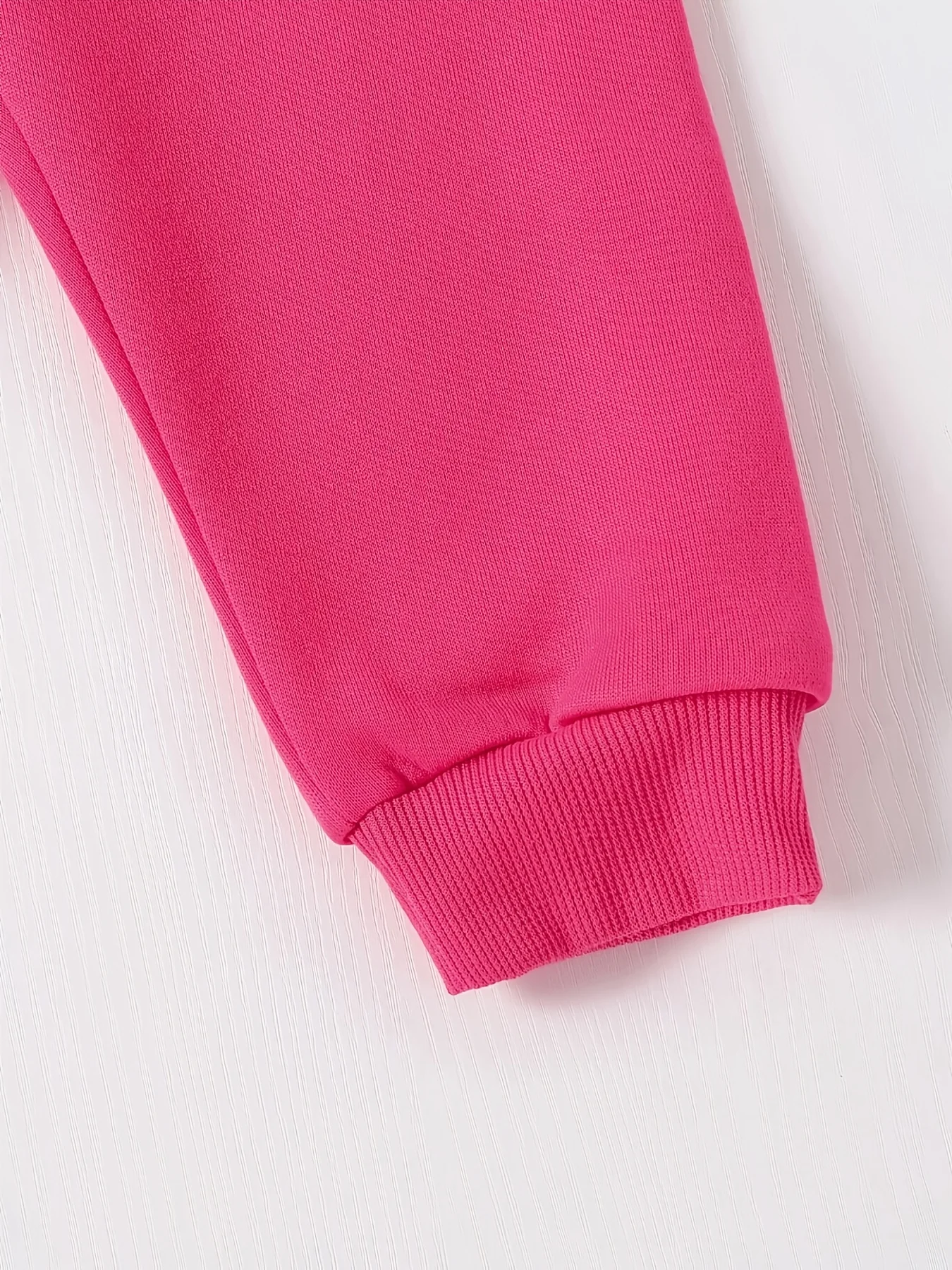 مجموعة سويت شيرت من الصوف مطبوع عليه فتاة رائعة وبنطلون رياضي عصري للأنشطة الخارجية لخريف وشتاء هدية لحديثي الولادة #4