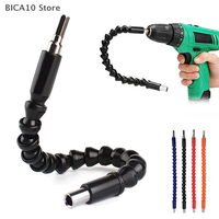 295mm 360 Degrees Screwdriver Bend Universal Adapter Extension Rod Drill Bit Flexible Shaft Electrical Tool Accessories