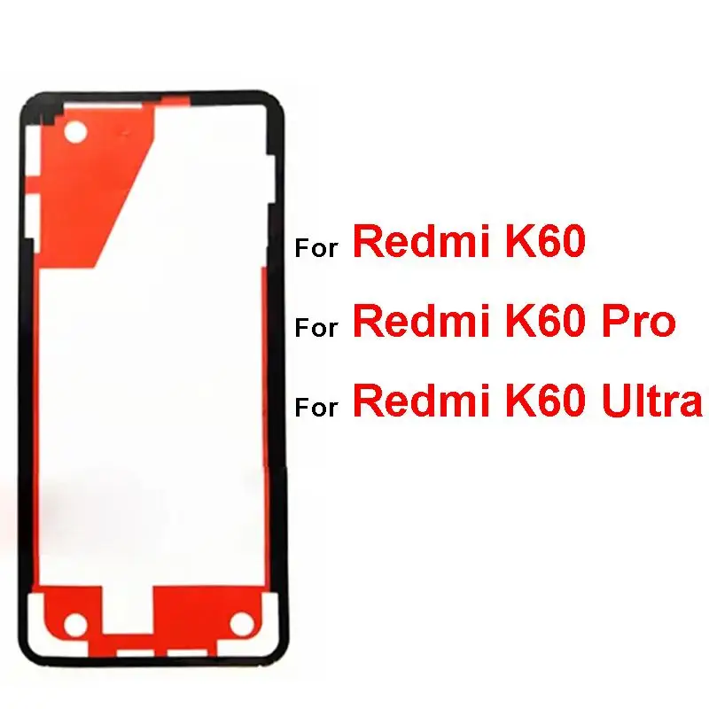 

Наклейка на заднюю крышку корпуса аккумулятора для Xiaomi Redmi K60 K60 Pro K60, сменные детали